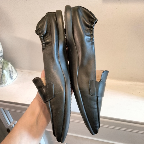 Cole Haan Grand Ambition Ambassador  leather flats black 9B - Picture 6 of 10